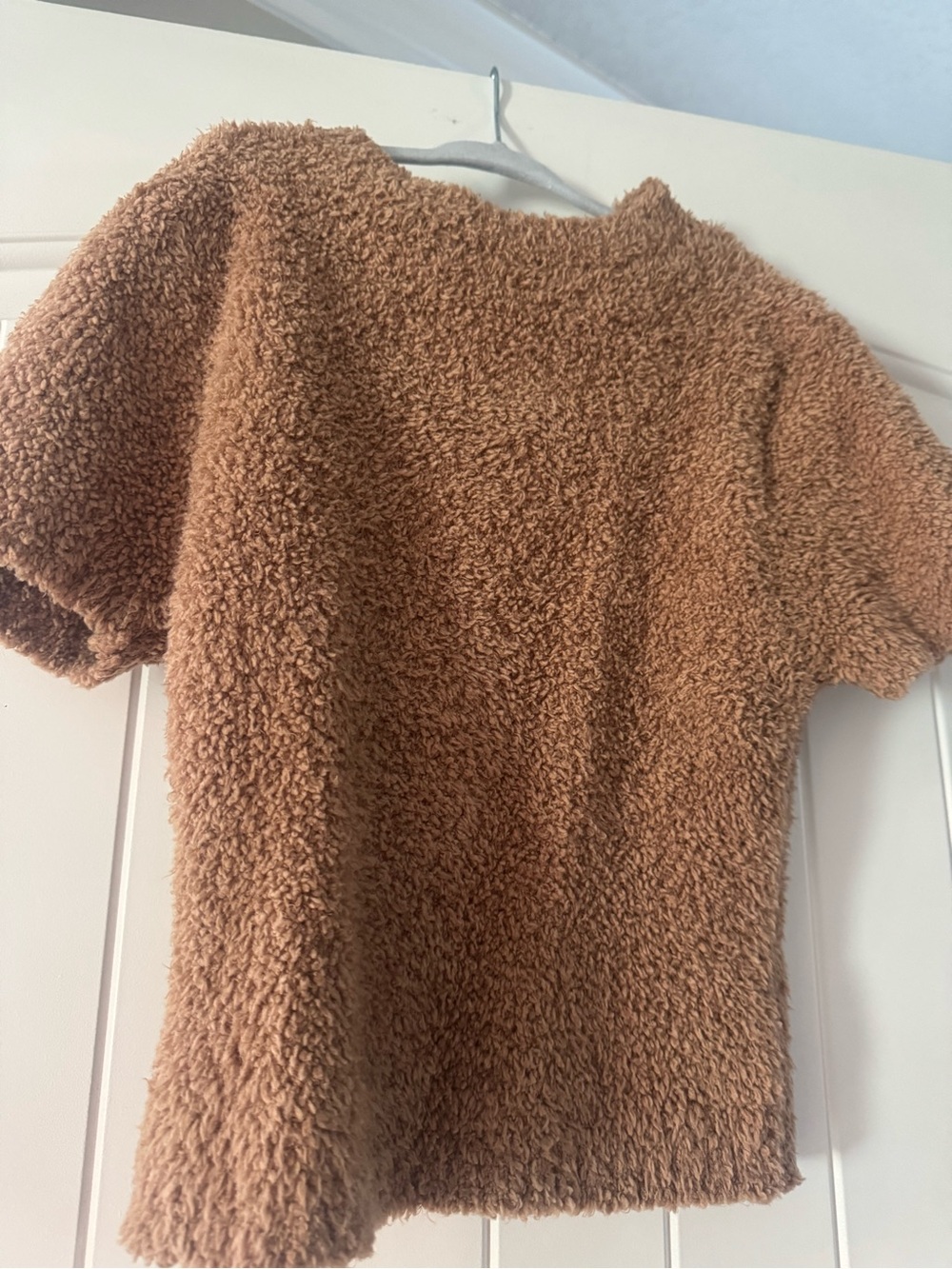 SKIMS Teddy Short-Sleeve crop top